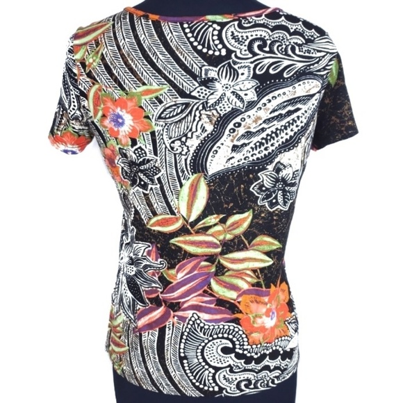 Conrad C Collection Large Embellished Floral Shirt - Picture 3 of 5